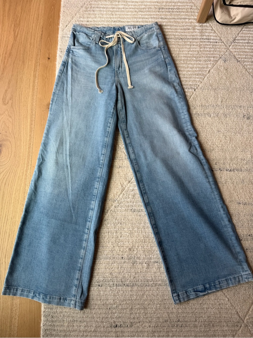 AG Stella Cinched | Low Slung Palazzo Jeans